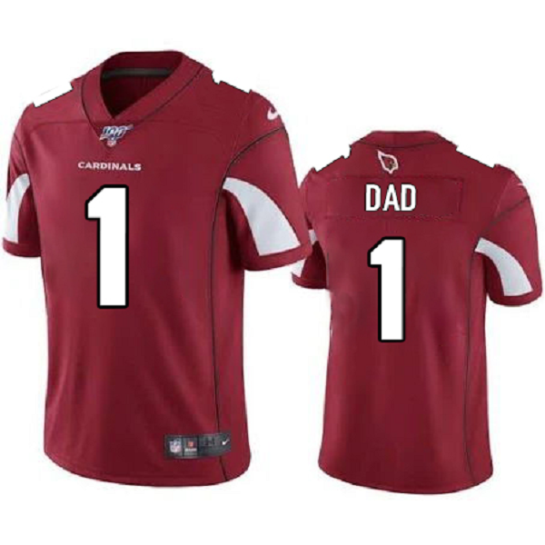 Men's Nike Arizona Cardinals #1 Dad Red Team Color Vapor Untouchable #1 Dad Limited NFL Jersey