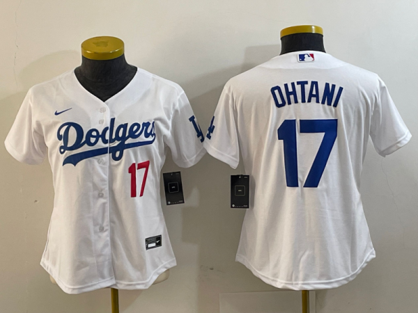 Youth Los Angeles Dodgers #17 Nike White Shohei Ohtani Jersey