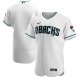 Men's Nike Arizona Diamondbacks Blank White T eal Alternate 2020 Team MLB Jersey