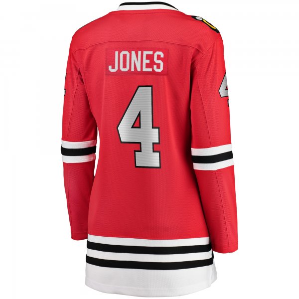 Women's Chicago Blackhawks Seth Jones Red Fanatics Home Breakaway Player Jersey