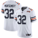 Men's Nike Chicago Bears #32 David Montgomery Limited White Football 100th Season NFL Jersey