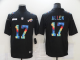 Men's Buffalo Bills #17 Josh Allen Multi-Color Black 2020 NFL Crucial Catch Vapor Untouchable Nike Limited Jersey