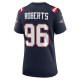 Women's New England Patriots Sam Roberts Nike Navy Game Player Jersey