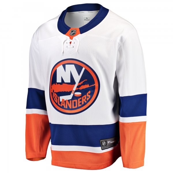 Men's New York Islanders Fanatics White Breakaway Away Jersey