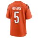 Men's Cincinnati Bengals Tee Higgins Nike Orange Alternate Game Player Jersey