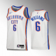 Oklahoma City Thunder Jaylin Williams #6 White 2022-23 City Edition Jersey