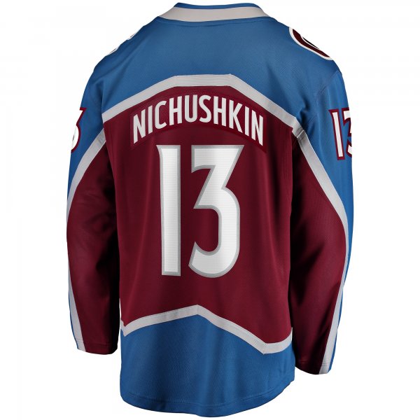 Men's Colorado Avalanche Valeri Nichushkin Fanatics Burgundy Breakaway Player Jersey