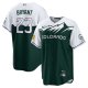 Men's Colorado Rockies Kris Bryant Nike Green City Connect Replica Player Jersey