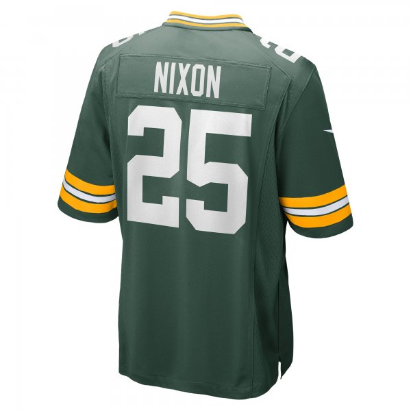 Men's Green Bay Packers Keisean Nixon Nike Green Game Player Jersey