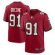 Men's Tampa Bay Buccaneers Mike Greene Nike Red Game Player Jersey