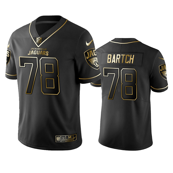 Jaguars Ben Bartch #78 Black Golden Edition Vapor Limited Jersey