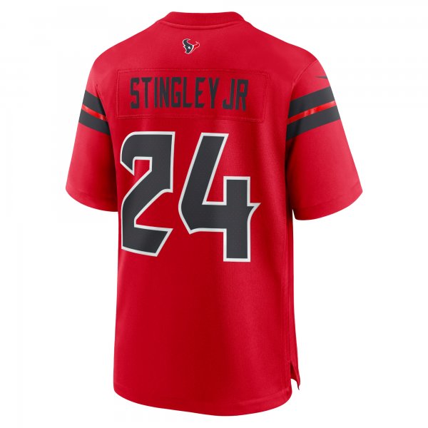 Men's Houston Texans Derek Stingley Jr. Nike Red Alternate Game Jersey