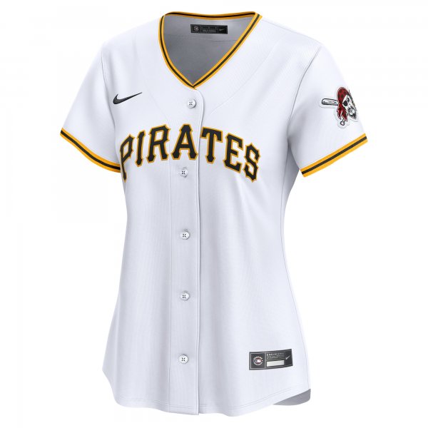 Women's Pittsburgh Pirates  Nike White 2024 Jackie Robinson Day Home Limited Jersey