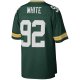 Men's Green Bay Packers Reggie White Mitchell & Ness Green Big & Tall 1996 Retired Player Replica Jersey