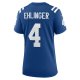 Women's Indianapolis Colts Sam Ehlinger Nike Royal Game Jersey