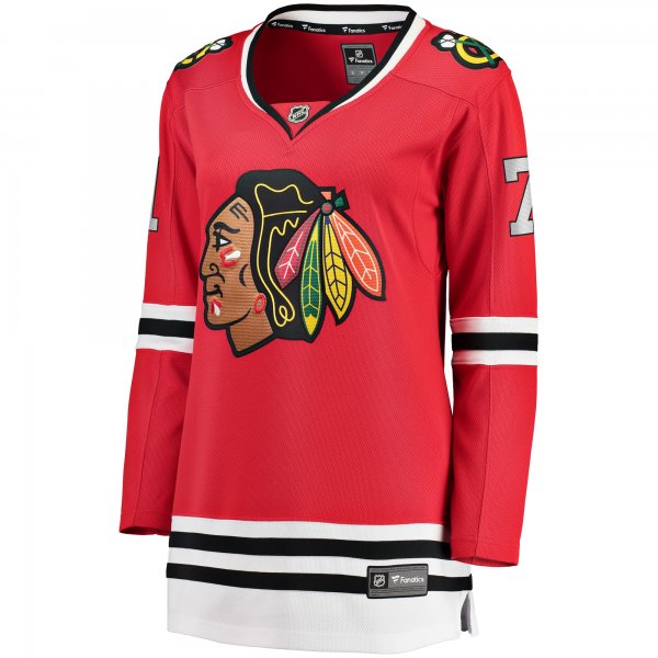 Women's Chicago Blackhawks Taylor Hall Fanatics Red Home Breakaway Player Jersey