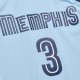 Men's Memphis Grizzlies Allen Iverson Mitchell & Ness Light Blue 2009/10 Hardwood Classics Swingman Jersey