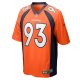 Men's Denver Broncos Troy Jones Nike Orange Game Jersey