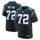 Men's Carolina Panthers Taylor Moton Nike Black Team Game Jersey