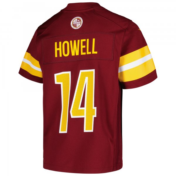 Youth Washington Commanders Sam Howell Nike Burgundy Game Jersey