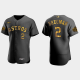 Men's Houston Astros #2 Alex Bregman 2022 MLB All-Star Game Flex Base Jersey - Black