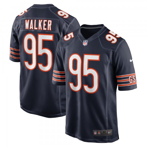 Men's Chicago Bears P.J. Walker Nike Navy Game Player Jersey