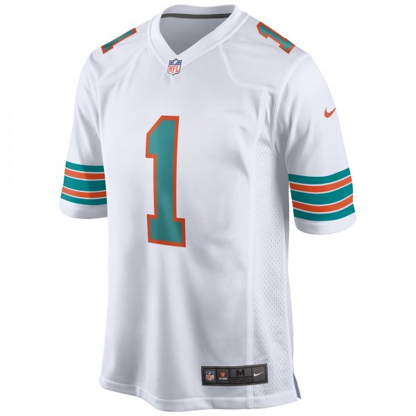 Men's Miami Dolphins Tua Tagovailoa Nike White 2nd Alternate Game Jersey