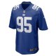 Men's New York Giants Jordon Riley Nike  Royal Team Game Jersey