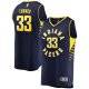 Men's Indiana Pacers Myles Turner Fanatics Navy Fast Break Replica Jersey - Icon Edition