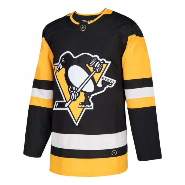 Men's Pittsburgh Penguins adidas Black Home Blank Jersey