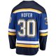 Men's St. Louis Blues Joel Hofer Fanatics Blue Home Premier Breakaway Player Jersey