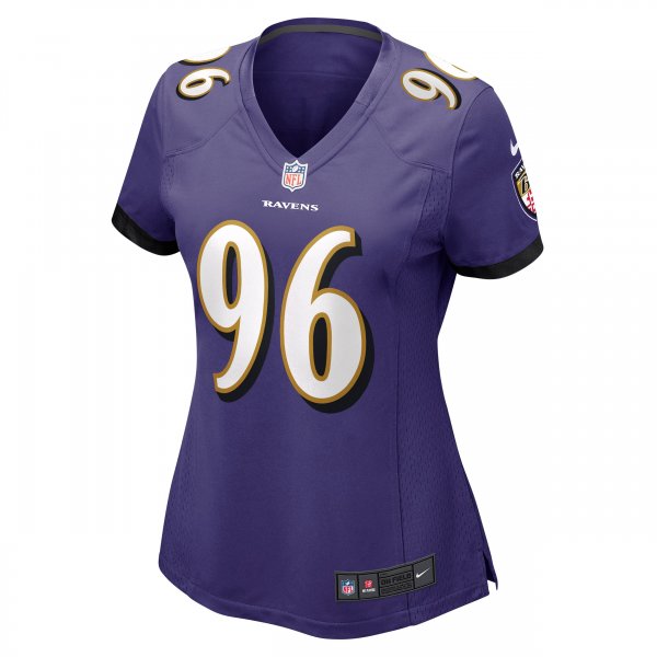 Women's Baltimore Ravens Broderick Washington Nike Purple Game Jersey