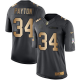 Nike Chicago Bears #34 Walter Payton Black Youth Stitched NFL Limited Gold Salute to Service Jersey