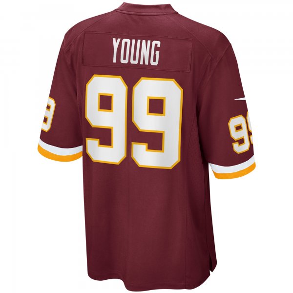 Men's Washington Football Team Chase Young Nike Burgundy Player Game Jersey