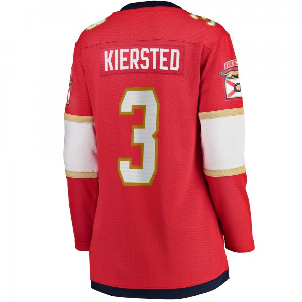 Women's Florida Panthers Matt Kiersted Fanatics Red Home Team Breakaway Player Jersey