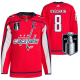 Men's Washington Capitals Alexander Ovechkin 2022 Stanley Cup Playoffs Red #8 Jersey