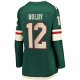 Women's Minnesota Wild Matthew Boldy Fanatics Green Home Breakaway Player Jersey