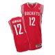 Men's Revolution 30 Houston Rockets #12 Dwight Howard Red Road Stitched NBA Jersey