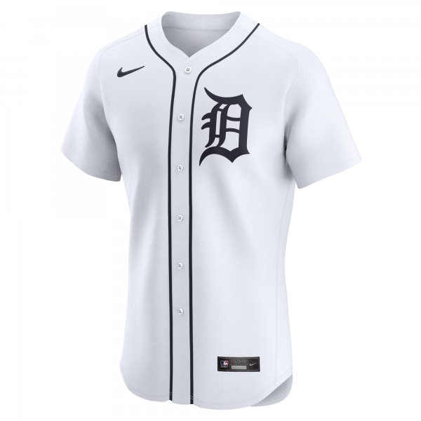 Men's Detroit Tigers Nike White Home Elite Pick-A-Player Retired Roster Jersey