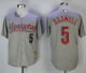 Houston Astros #5 Jeff Bagwell Grey 2006 Turn Back The Clock Stitched MLB Jersey