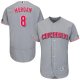 Cincinnati Reds #8 Joe Morgan Grey Flexbase Collection Stitched MLB Jersey