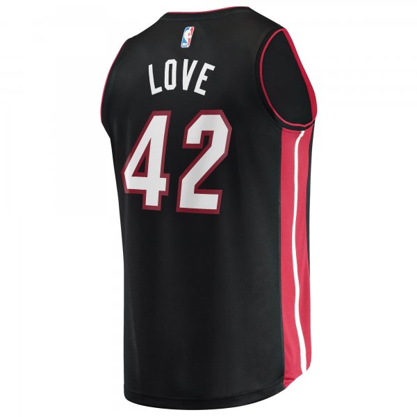 Youth Miami Heat Kevin Love Fanatics Black Fast Break Player Jersey - Icon Edition