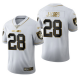 Las Vegas Raiders #28 Josh Jacobs White Men's Stitched NFL Limited Golden Edition Jersey