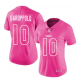 Women's Nike Las Vegas Raiders #10 Jimmy Garoppolo Pink Vapor Limited NFL Jersey