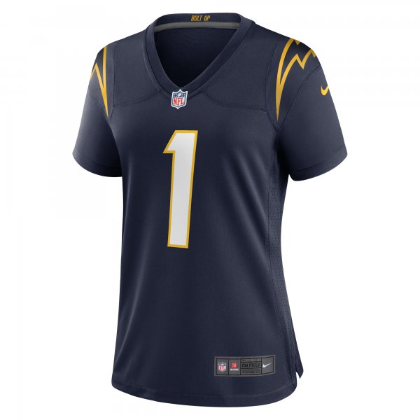 Women's Los Angeles Chargers Quentin Johnston Nike Navy Alternate Game Jersey