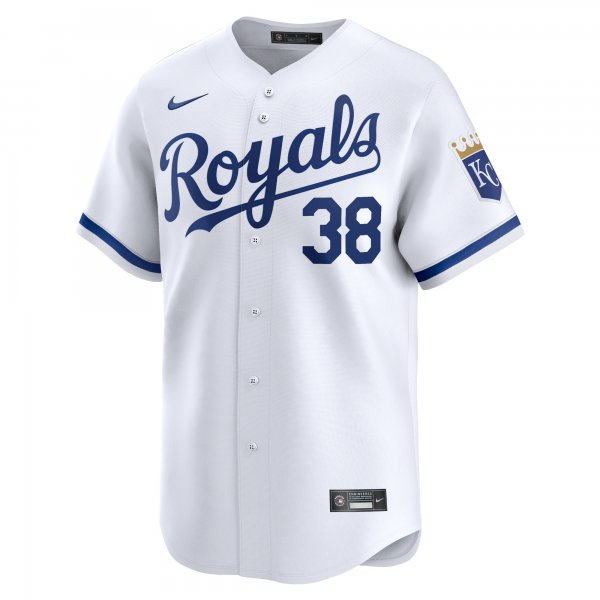 Men's Kansas City Royals Josh Taylor Nike White Home Limited Player Jersey