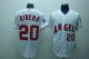 Los Angeles Angels of Anaheim #20 Juan Rivera Stitched White Cool Base MLB Jersey