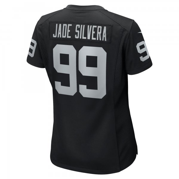 Women's Las Vegas Raiders Nesta Jade Silvera Nike  Black Team Game Jersey