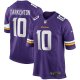 Men's Minnesota Vikings Fran Tarkenton Nike Purple Game Retired Player Jersey