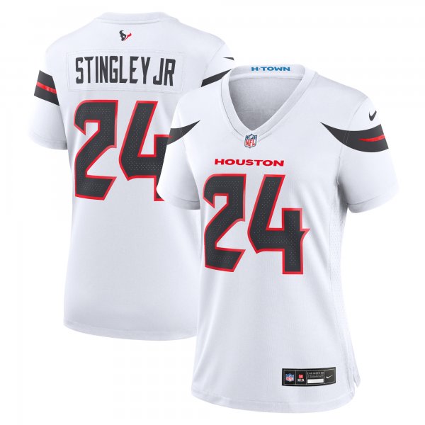 Women's Houston Texans Derek Stingley Jr. Nike White Game Jersey